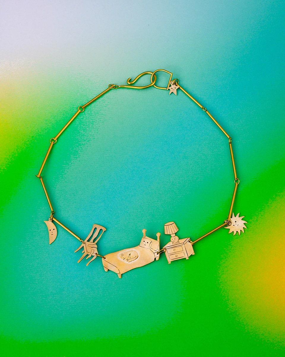 I Sleep Till Noon Necklace