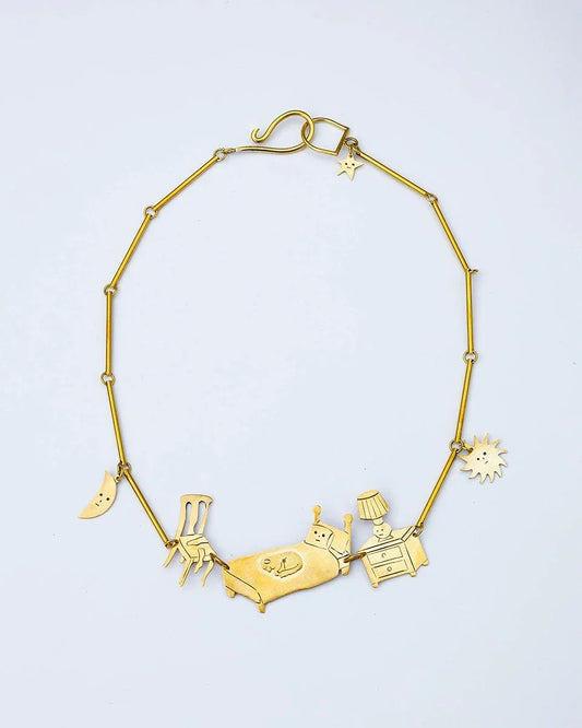 I Sleep Till Noon Necklace