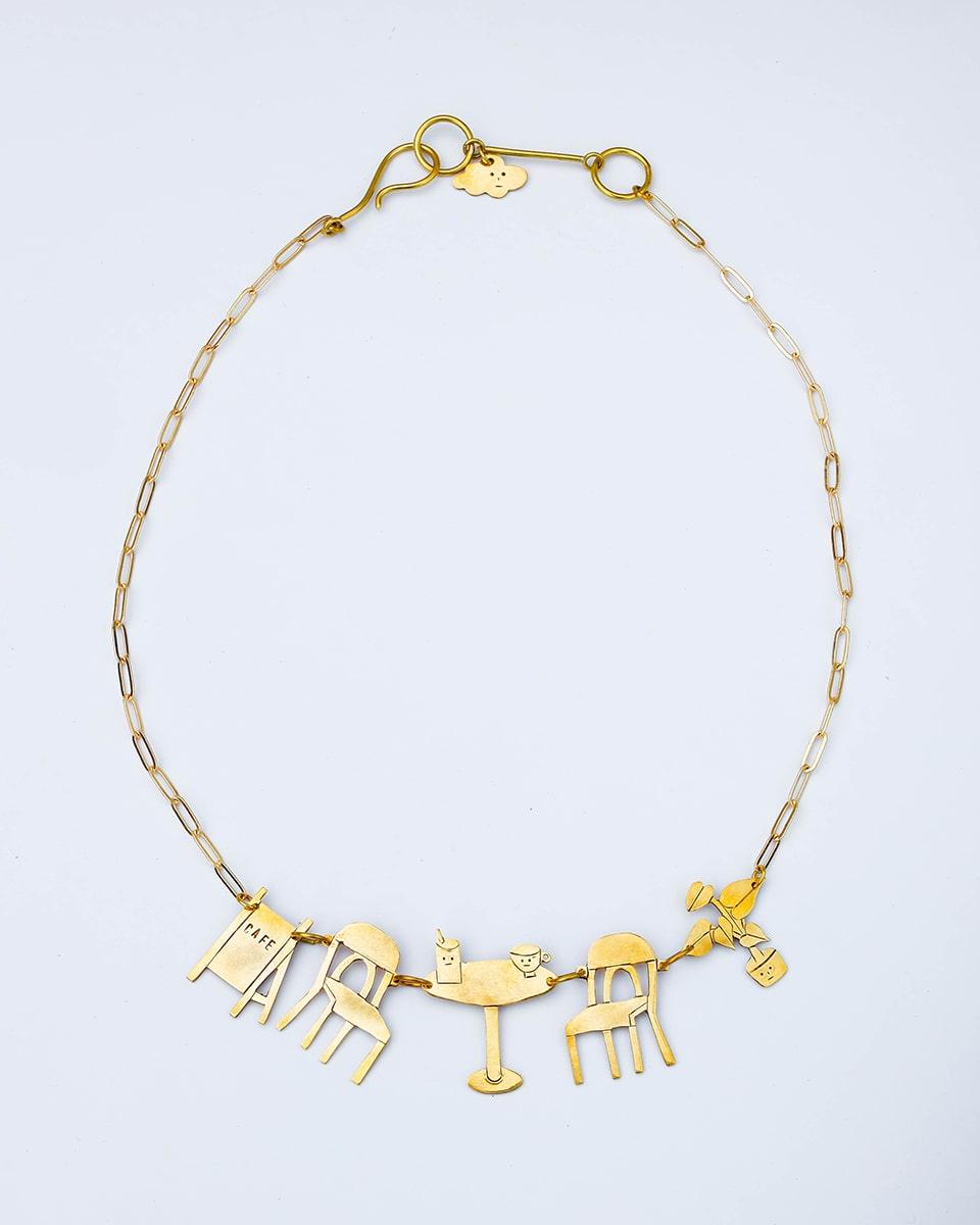 Outdoor Cafe Necklace