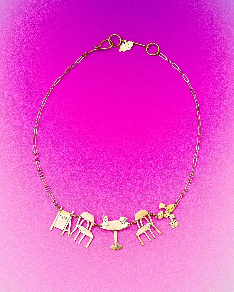 Outdoor Cafe Necklace