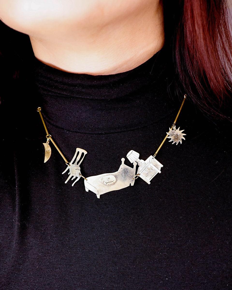 I Sleep Till Noon Necklace