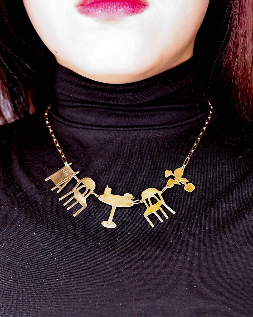 Outdoor Cafe Necklace