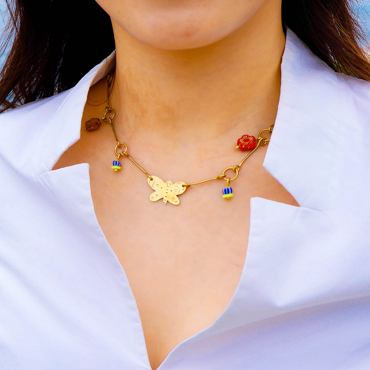 Happy Butterfly Necklace