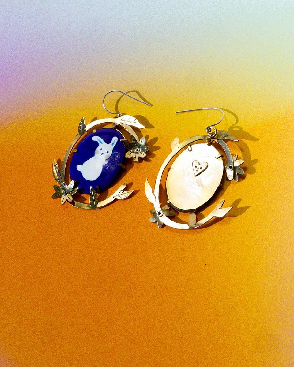 Rabbits in Blue