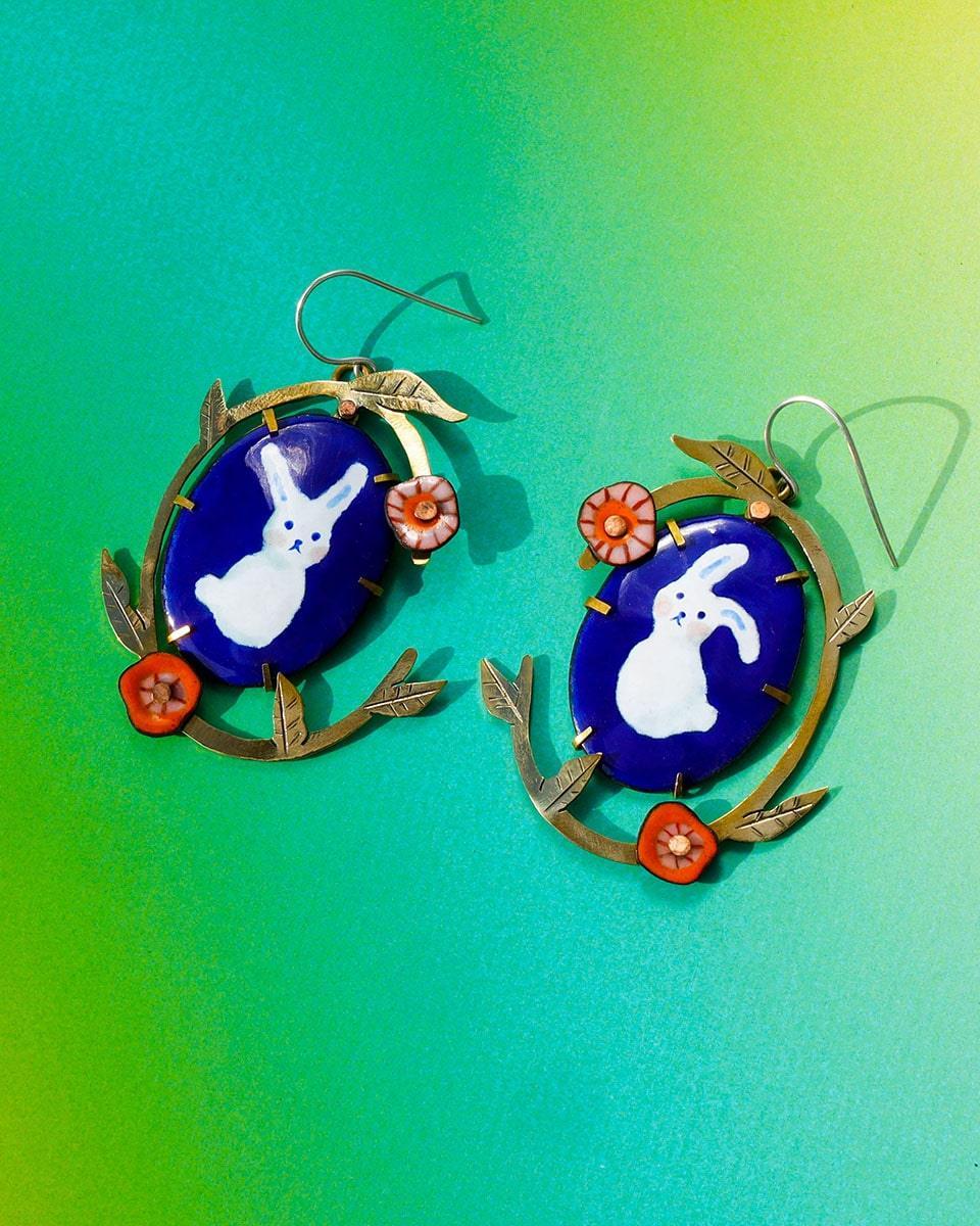 Rabbits in Blue