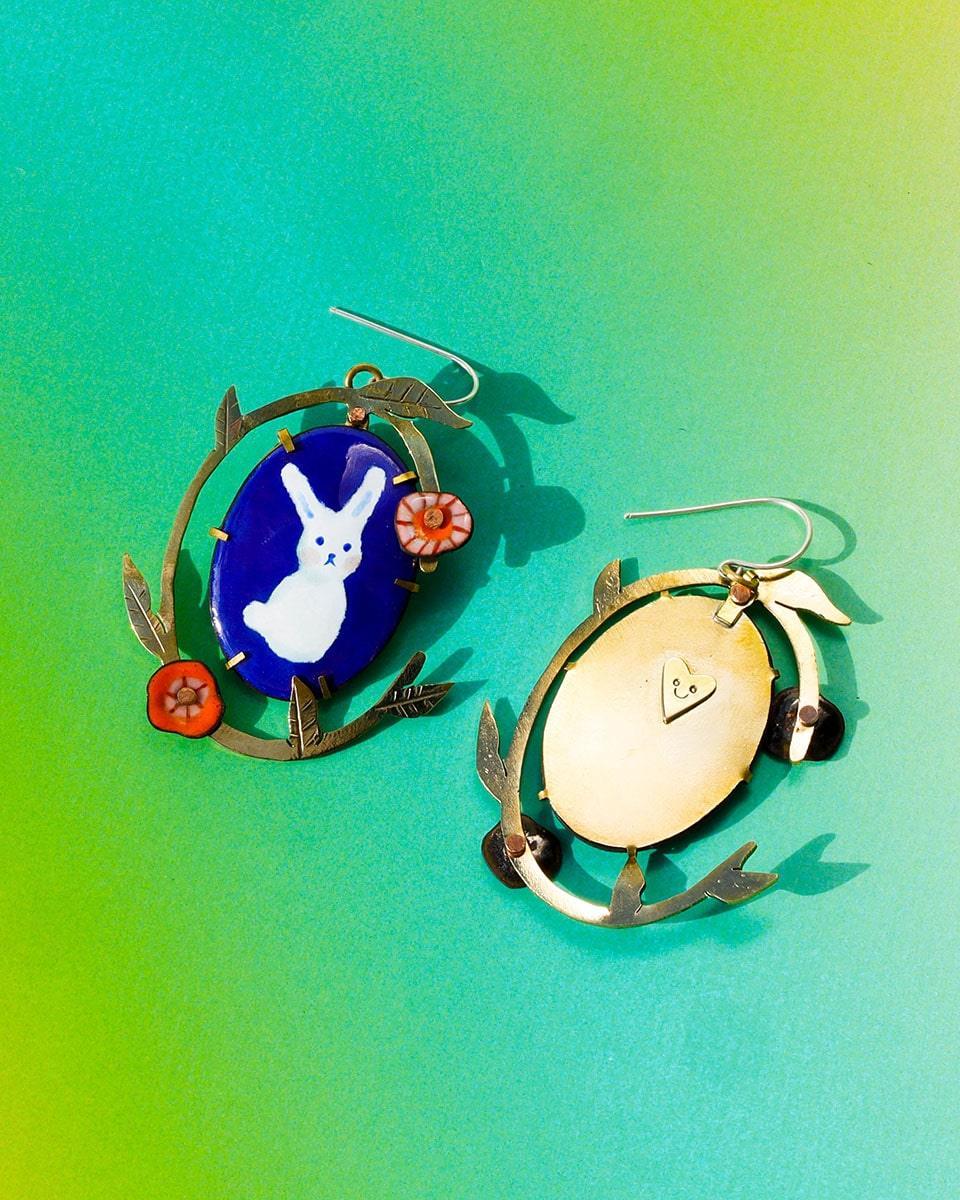 Rabbits in Blue