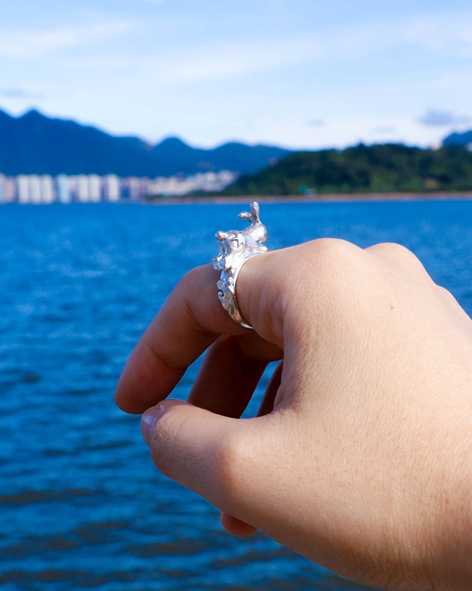 Jade Rabbit Ring