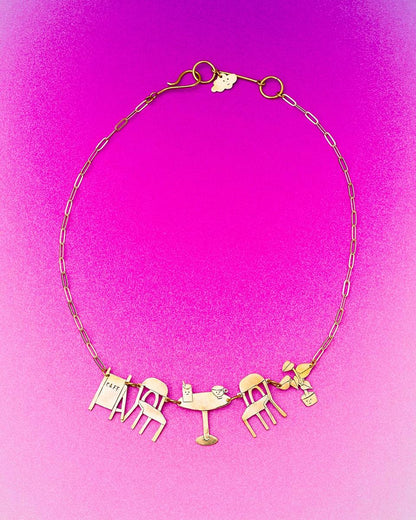 Outdoor Cafe Necklace