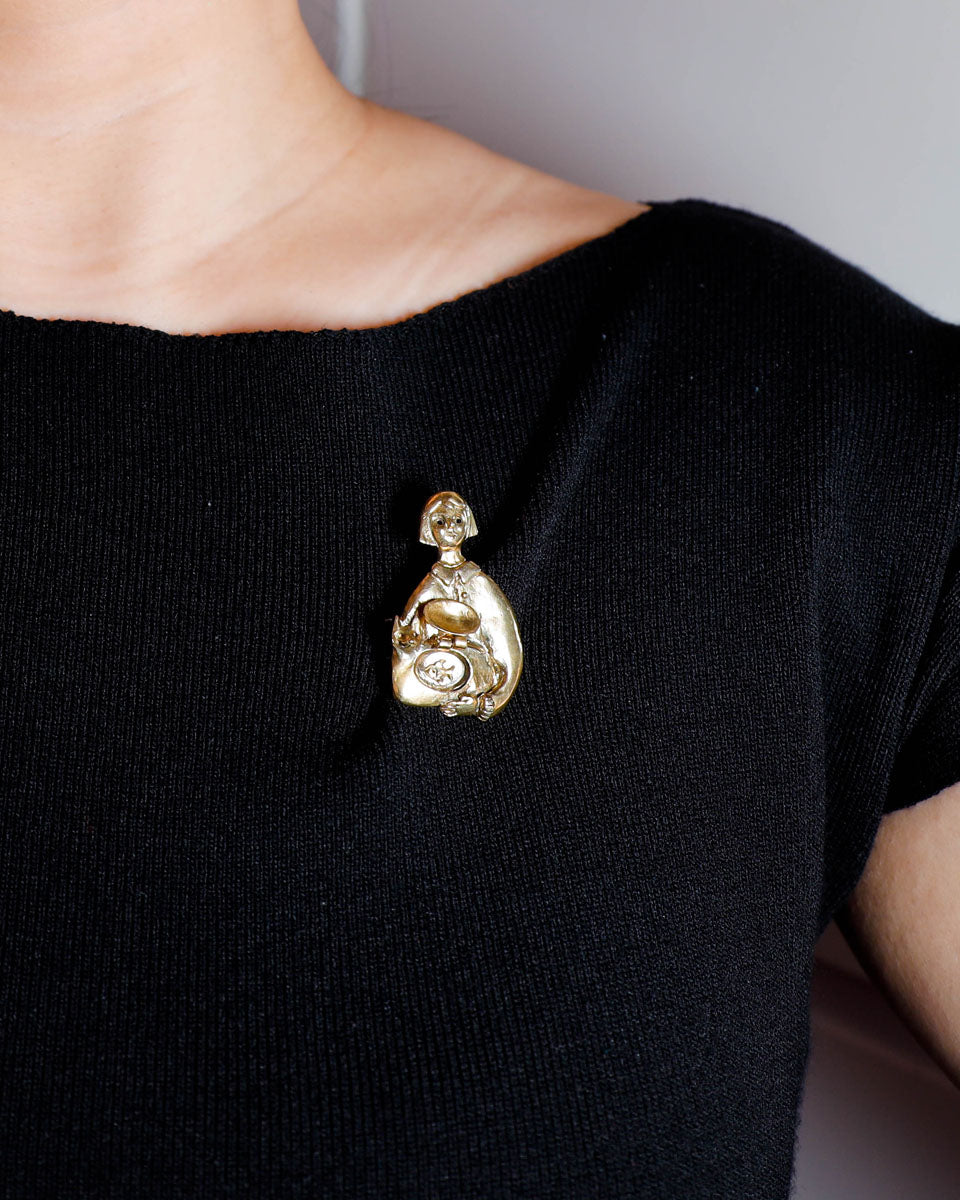 Cat Lady Brooch