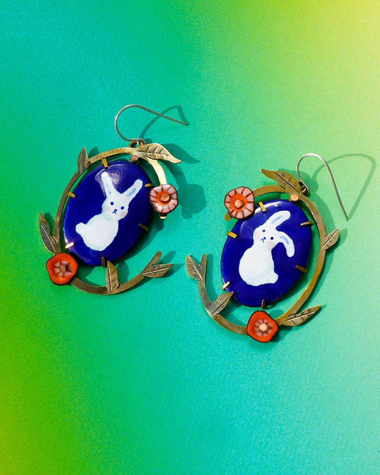 Rabbits in Blue